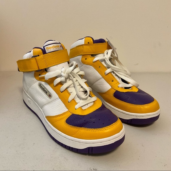 Vintage 90’s Reebok Classic Amaze Mid Lakers Colorway RB 209 PYE